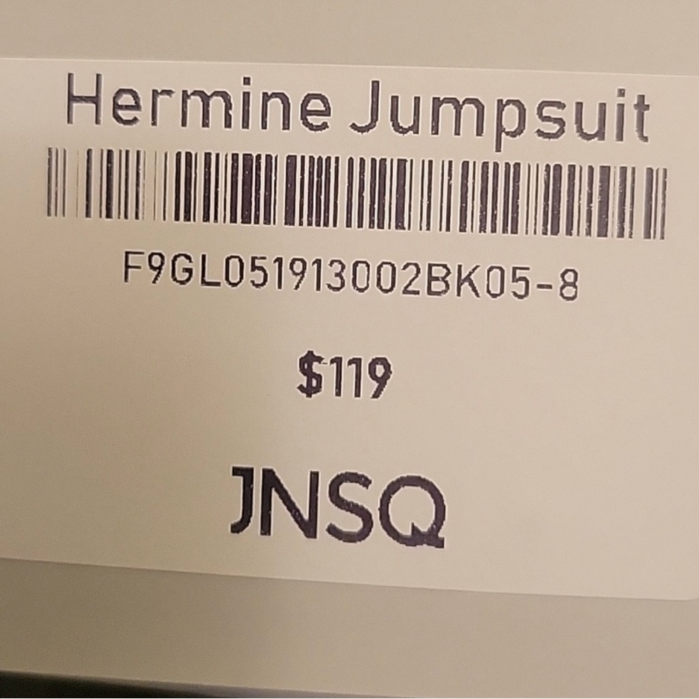 JNSQ Hermine Jumpsuit in Black (Size 8) - Picture 9 of 9